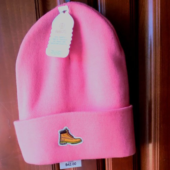 Timberland Beanie OS Pink - Picture 2 of 3